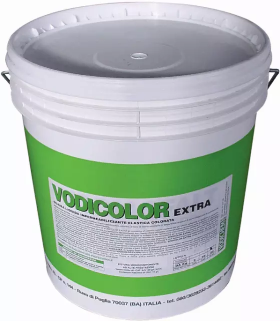 Guaina Liquida Vodicolor Kg. 5 Grigio Extra