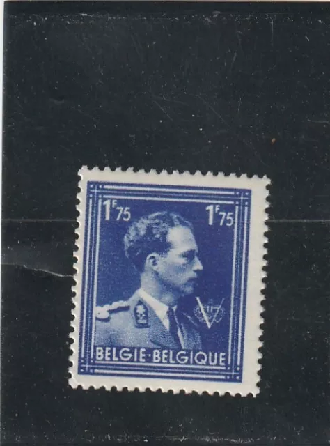 L5341 BELGIQUE timbre Y&T N° 692 de 1945 " Léopold III " Neuf **