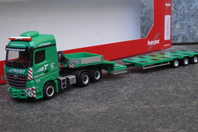 Herpa 318396 – Camion MB Arocs Skip Avec Remorque TU3 – Küchler – 1/87 HO