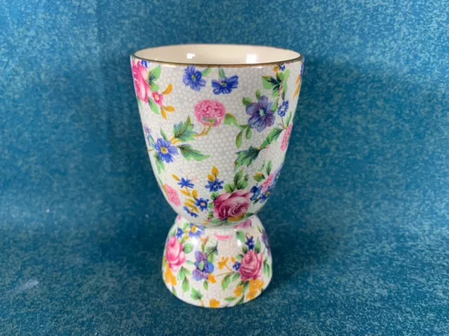 Royal Winton Old Cottage Chintz Floral Double Egg Cup