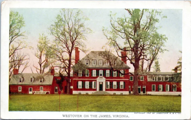 1907 Jamestown Exposition Souvenir Postcard UNUSED Westover on the James 43 OP