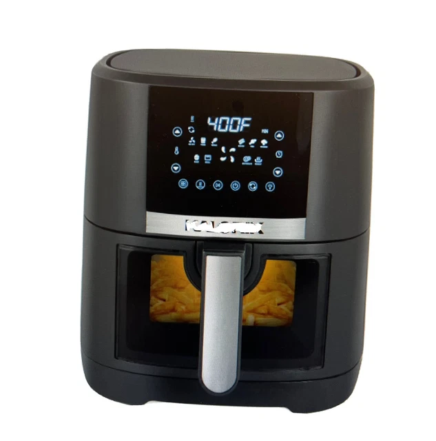 KALORIK 5 QUART Digital Air Fryer with Viewing Window, Black 56.00