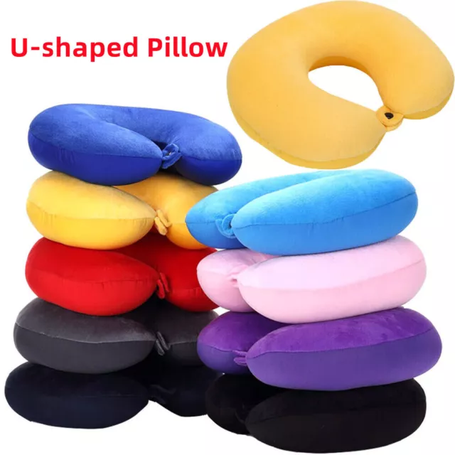 U-shaped Travel Pillow Cushion Car Plane Sleeping Pad Neck Support Headrest