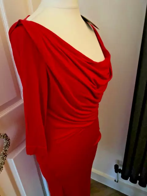 BNWT ICONIC Vivienne Westwood Anglomania Red Donna Dress M UK 10-12