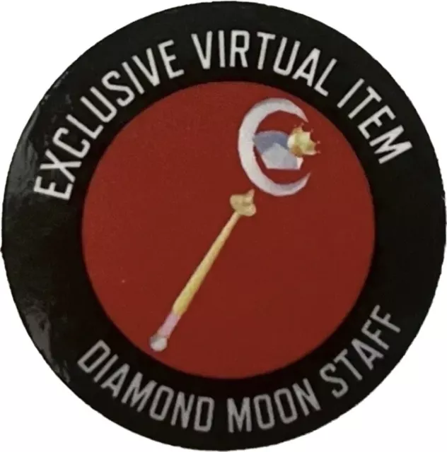 Roblox Series 10 Exclusive Virtual Item Code Diamond Moon Staff And Figure  HTF