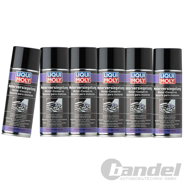 6x 400ml LIQUI MOLY SIGILLANTE MOTORE PULITORE MOTORE CONSERVAZIONE SPRAY