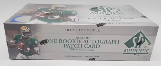 Upper Deck Sp Authentic Football Hobby Box 2012 2