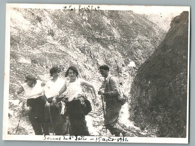 France, Aux Sources de l&#039;Isère  Vintage silver print.  Tirage argentique