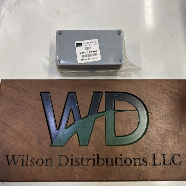 Bud Industries - Pn-1322-Dg - Enclosure, Junction Box, Plastic, Gray