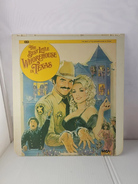 83' The Best Little Whorehouse in Texas🔥Burt Dolly Parton🔥 CED VideoDisc Movie