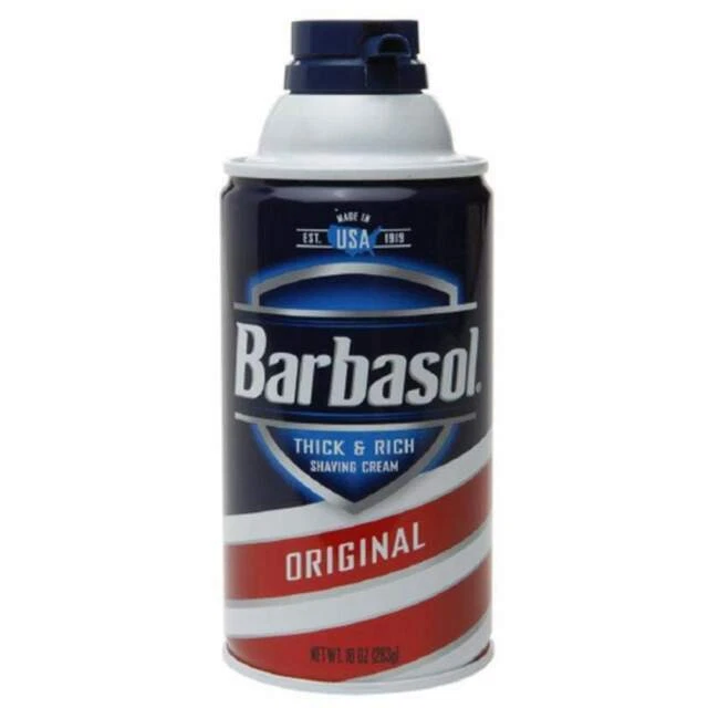 Crema de afeitar Barbasol Barbasol Barba Buster Aloe Calmante - 10 Oz.