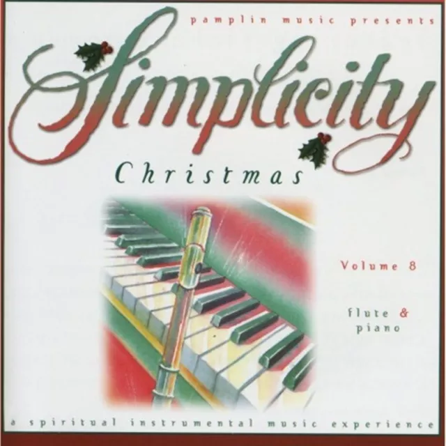 Simplicity Christmas Volume 8 Flute & Piano cd NEW! instrumental music!