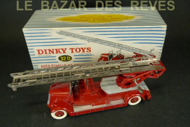 DINKY TOYS FRANCE Camion De Pompiers DELAHAYE REF 32 D Boite DINKY TOYS FRANCE Camion De Pompiers DELAHAYE REF 32 D Boite