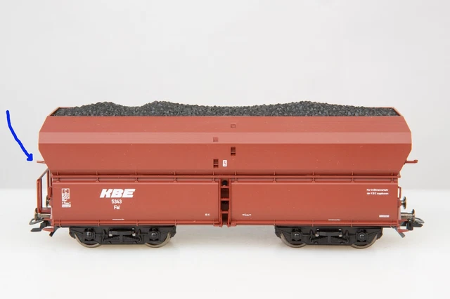 ROCO, HO, 46128, 46682, 46697, 3 Schotter u. Selbstentladewagen d. DB