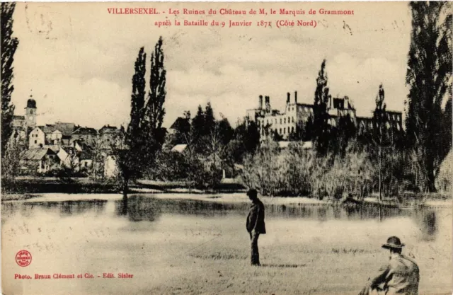 CPA MILITAIRE Villersexel-Les Ruines du Chateau de M. le Marquis (316990)