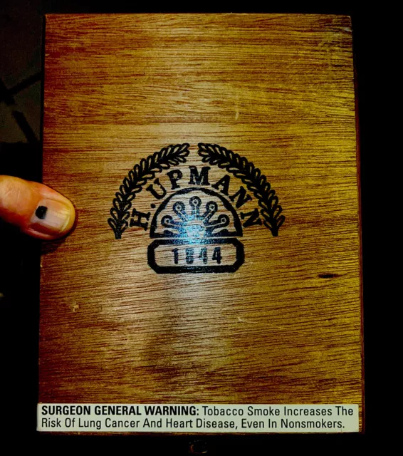 Vintage H. UPMANN 1844   Wooden Cigar Box-"Fabrica de Tabacos"-EMPTY