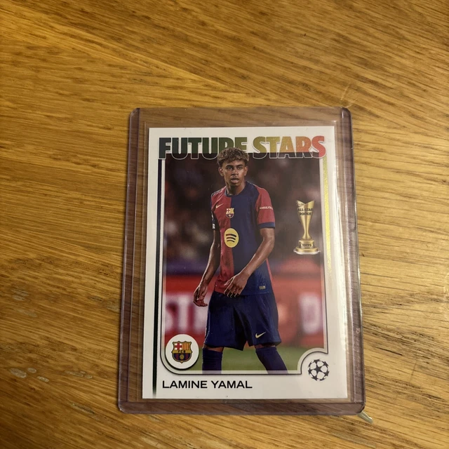 Carte Future Stars Lamine Yamal FC Barcelone 2024/25 - Parallel Aqua /199 - Topps