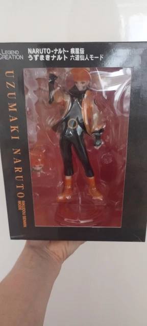Grande Figurine Naruto Rikudo Sennin 29 Cm PVC - Avec Buste Offert Et Socle - Figurine Neuve