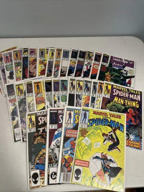 Lot of 33 Marvel Tales Series 1, Issues #200-222 and #235-244, All VF