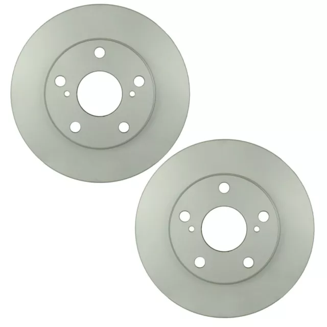Bosch Pair Set of 2 Front Vented 255mm 5 Lugs Disc Brake Rotors For Toyota Camry