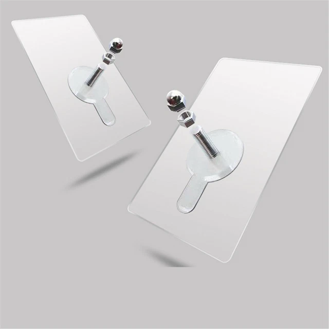 10x Wall Hanging Seamless Nails Screw Stickers Punch-Free Wall Hooks for Photos 2