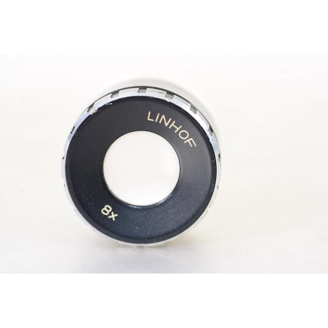 Lupa de ajuste Linhof 8x - lupa de ajuste 8x - lupa - lupa de aumento