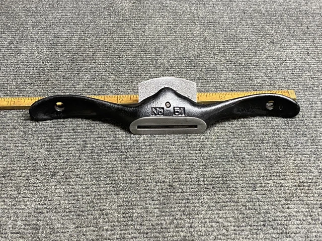 Vintage Stanley No. 51 Sweetheart Spoke Shave All Original USA 2