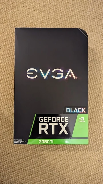 EVGA Nvidia GeForce RTX 2080ti BLACK (Box/Manual Only - NO GPU CARD INSIDE)