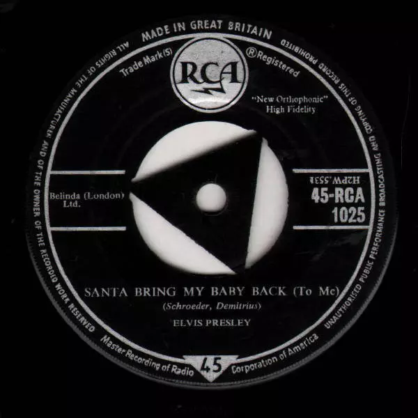 Elvis Presley - Santa Bring My Baby Back (To Me) (Vinyl)