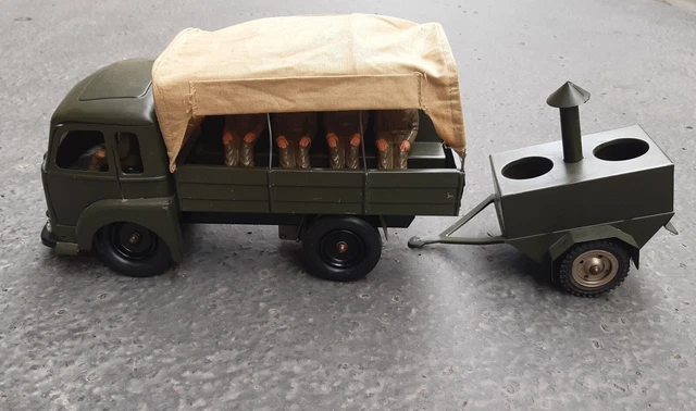 4 CV Renault mécanique en tôle CIJ 1/20° (RARE modèle brut chromé) 1950