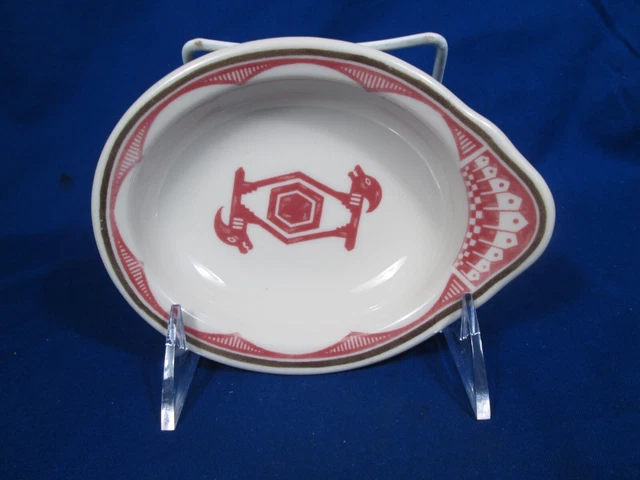 AT&SF Santa Fe Dining Car Mimbreno Baked Apple Dish