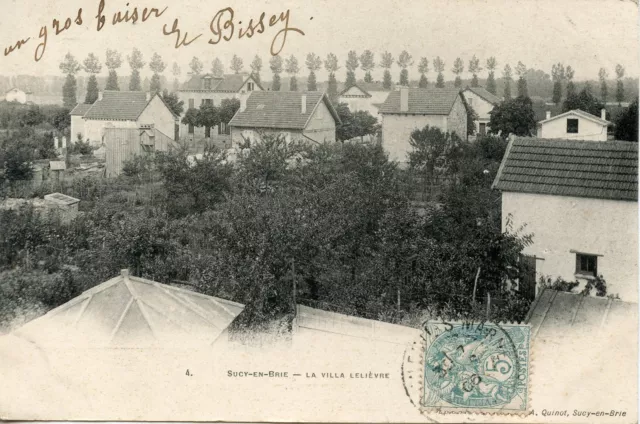 Postcard / Carte Postale / Sucy En Brie La Villa Lelievre