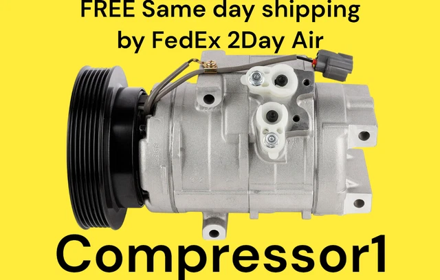 A-Premium AC Compressor With Clutch For Honda Accord, Odyssey, Pilot, Ridgeline & Acura MDX, TL