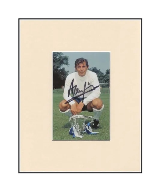 Alan Mullery Tottenham Spurs Original Signed 10x8" Mounted Autograph Photo COA