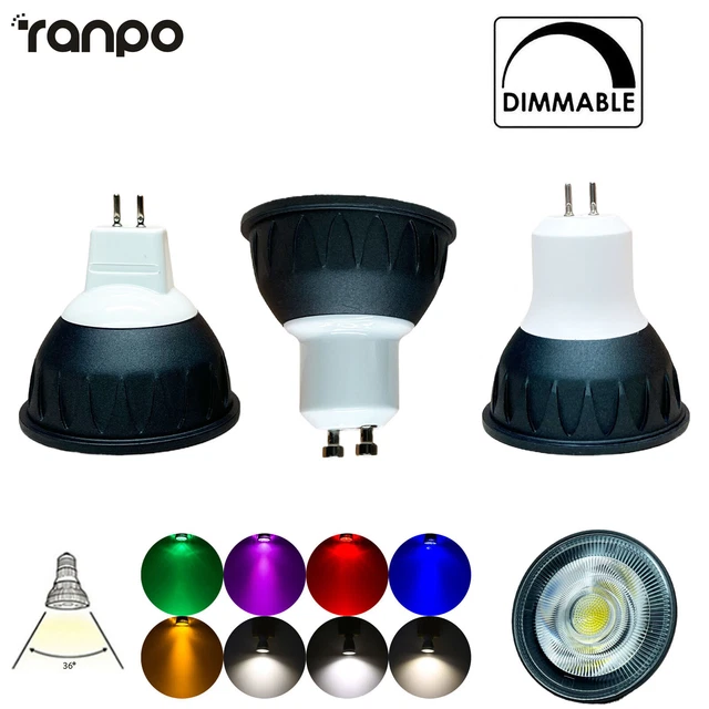 Lot De 10 Ampoules LED - Formats E27, GU10, MR16, E14 - Lumière Neutre 220V - Pour Maison, Spot, Applique - Neuf Sous Blister