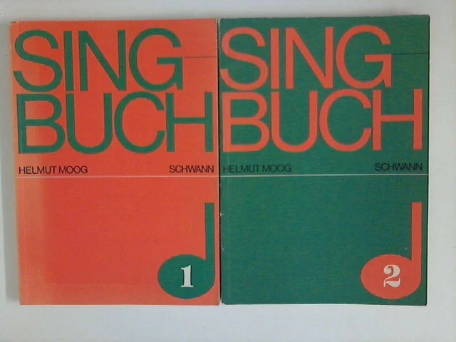 Singbuch Band 1 und 2 Moog, Helmut: