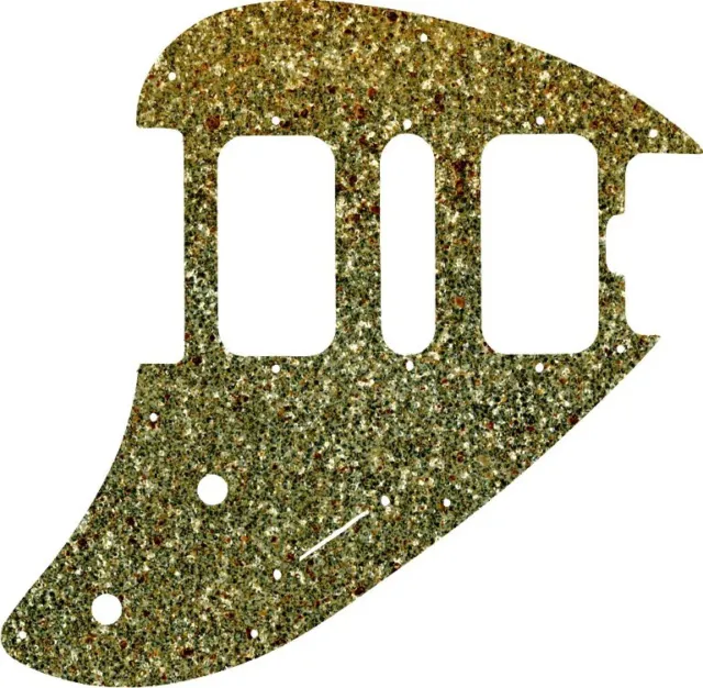 WD Custom Pickguard For Music Man Silhouette #60GS Gold Sparkle