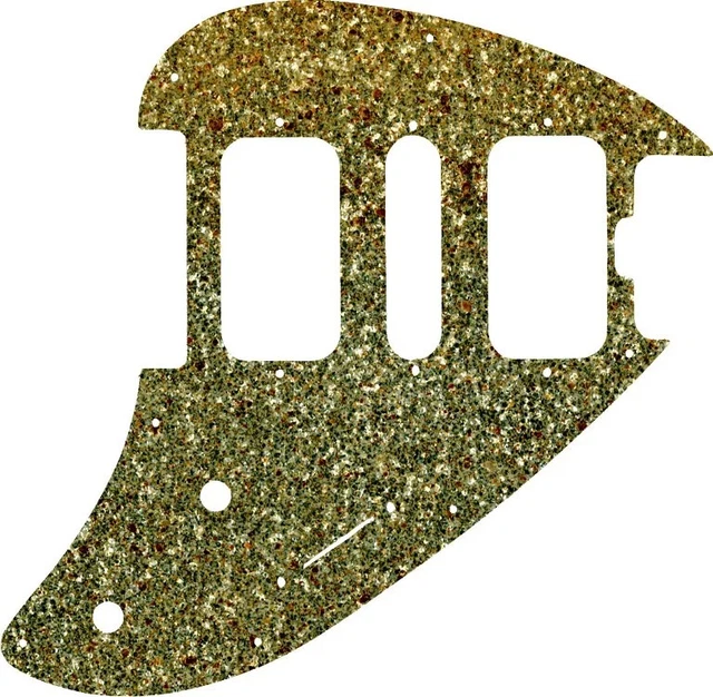 WD Custom Pickguard For Music Man Silhouette #60GS Gold Sparkle WD Custom Pickguard For Music Man Silhouette #60GS Gold Sparkle
