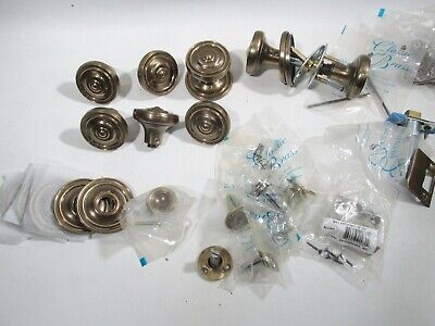 Luxe Classic Brass Jamestown NY Savanah Collection Door Knobs & Hardware Solid