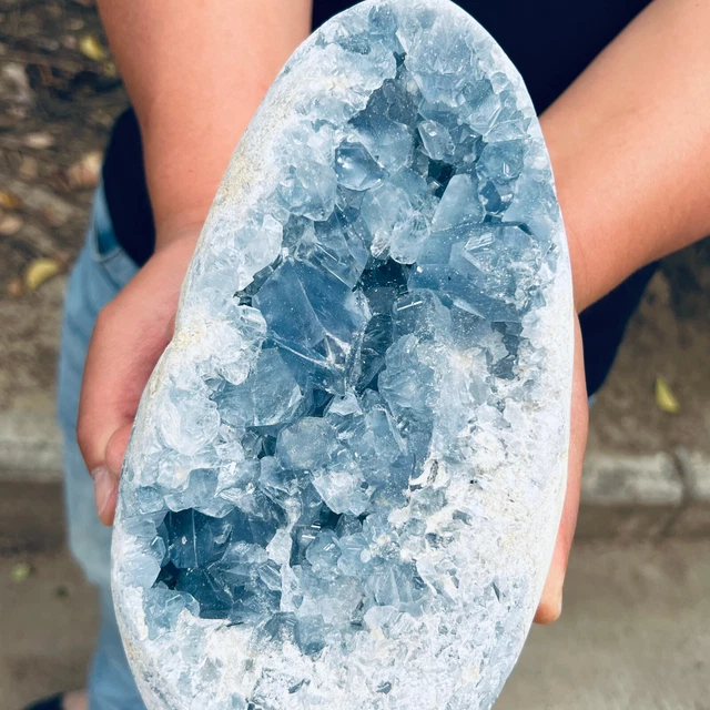 7.4lbNatural and beautiful blue lapislazuli white crystal cave mineral sample407