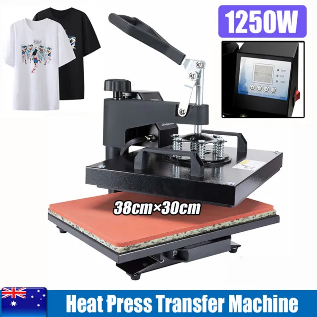 Heat Press Machine T-shirt Sublimation Transfer Plate Mug Printer 11.4x15 inch