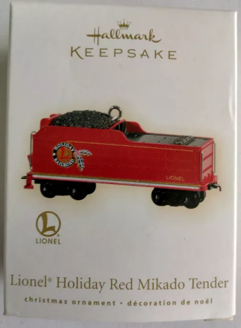 2009 Hallmark Keepsake Lionel "Holiday Red Mikado Tender" Ornament