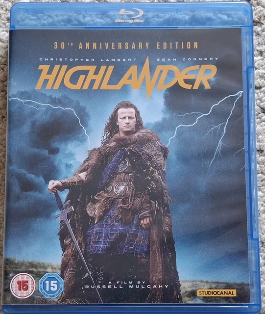 HIGHLANDER BLU-RAY 30TH Anniversary Edition Christopher Lambert Sean ...