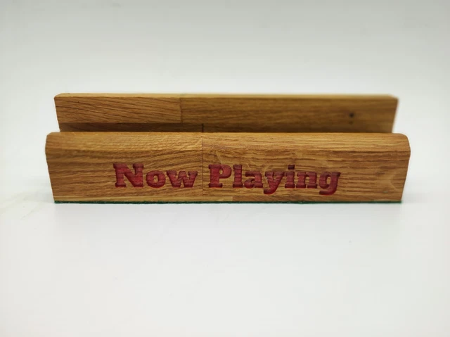 Handmade 12" Vinyl LP Record Collector Now Playing Sleeve Display Stand Music