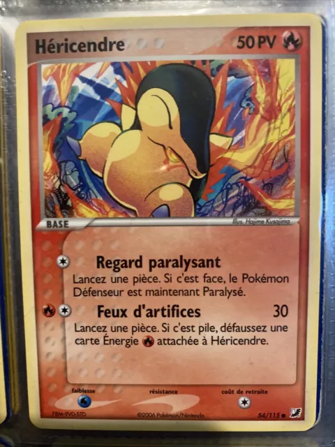 Pokemon Card Hericendre 54/115 Pv 50 Ex Forces Caches Vf Common