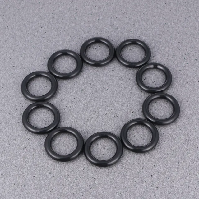 10Pc Rubber Single Wire Guard Coil Rubber Protective Ring Caps Electric Wire