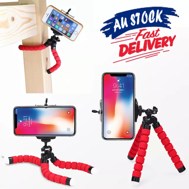 Mini Flexible Octopus Tripod Universal Holder Stand for iPhone Cell Phone Camera