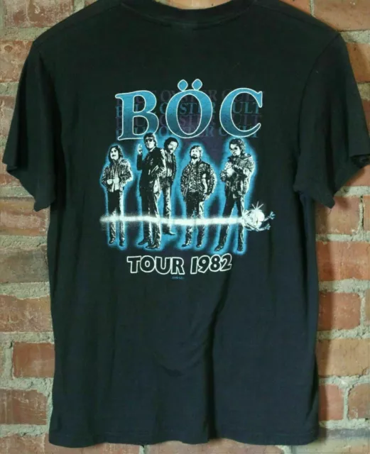 Blue Oyster Cult Concert Tour 1982 Cotton Black Unisex All Size T-shirt MM526