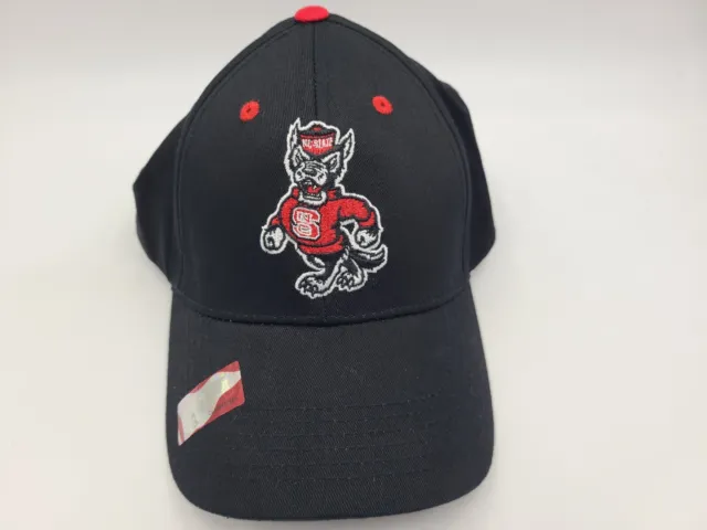 NC State University Wolfpack Captivating Headwear Adjustable Hat Cap NCAA Black