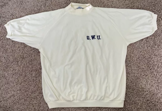 Vintage 1970s Champion GEORGE WASHINGTON UNIVERSITY  T-Shirt (Size M-L?) Nylon